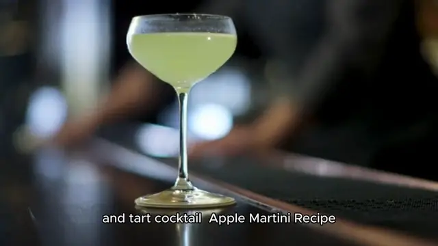 Video thumbnail for apple martini recipe