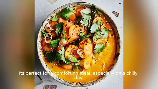 Video thumbnail for carrot soup recipe