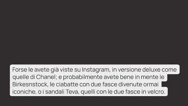 Video thumbnail for La rivincita dei sandali “brutti”