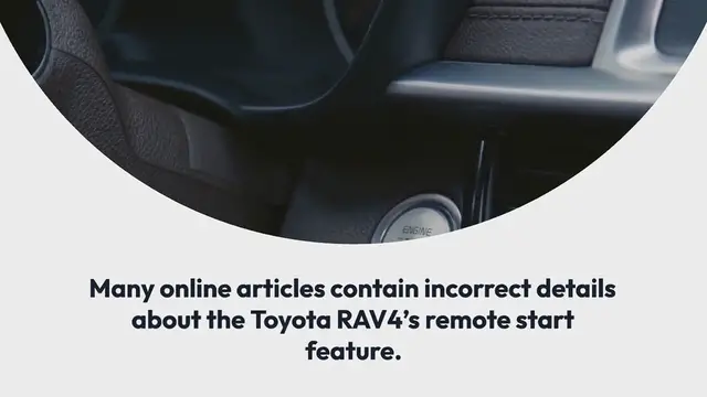 'Video thumbnail for Toyota RAV4 Remote Start: Explanation'