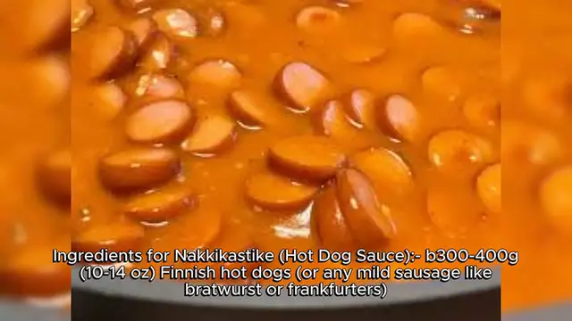 Video thumbnail for Hot dog sauce (Nakkikastike)
