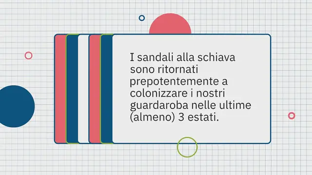 Video thumbnail for Sandali alla schiava Zara e Mango