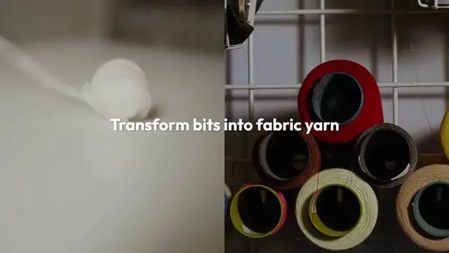 Video thumbnail for Transform Fabric Scraps into Creative Yarn: A DIY Guide to Upcycling