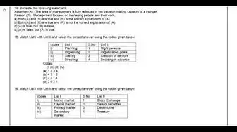 Video thumbnail for 12th Commerce Quarterly Exam Model Question Paper 2019-20 | Virudhunagar District | English Medium