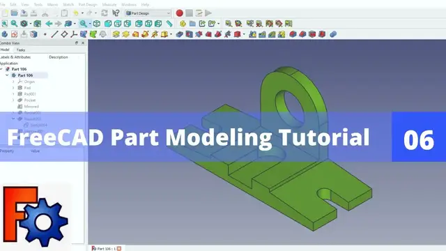 'Video thumbnail for Part Modeling Tutorial | FreeCAD Tutorial | FreeCAD Beginner Tutorial | Mechnexus |'