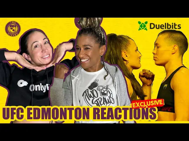 'Video thumbnail for UFC Edmonton & Magny vs Prates Predictions with UFC vets Jessica Penne and Angela Hill'