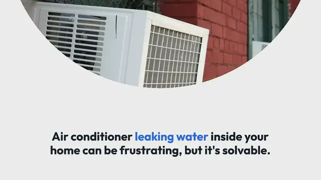 'Video thumbnail for How To Fix An Air Conditioner Leaking Water Inside – A Comprehensive Guide'