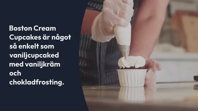 Video thumbnail for Boston Cream Cupcakes