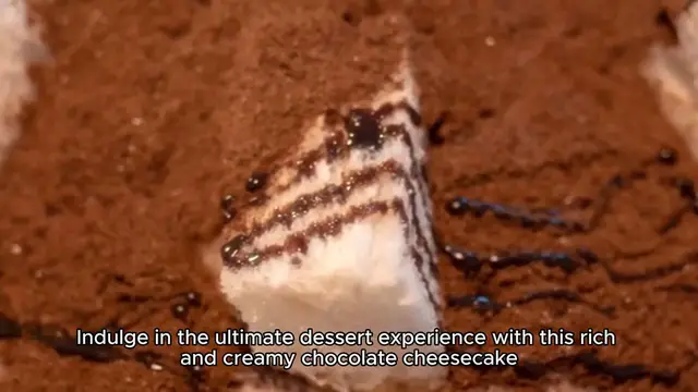 Video thumbnail for chocolate cheesecake recipe