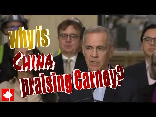 'Video thumbnail for Why is China praising Mark Carney? Watch his word salad response'