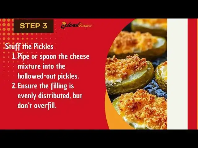 Video thumbnail for Air Fryer Stuffed Pickles – Easy Keto Snack & Appetizer Recipe