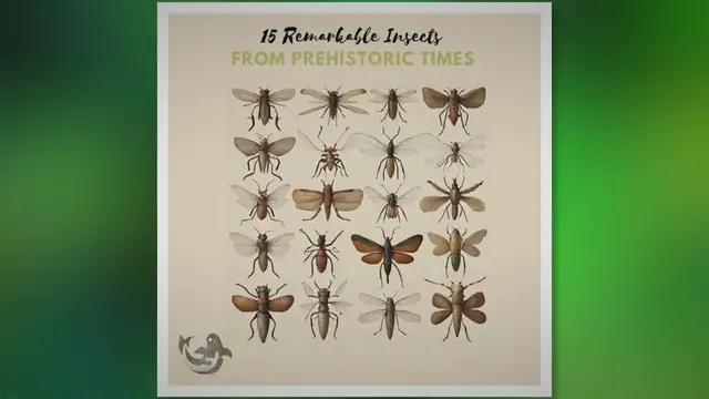 'Video thumbnail for 15 Remarkable Insects From Prehistoric Times'