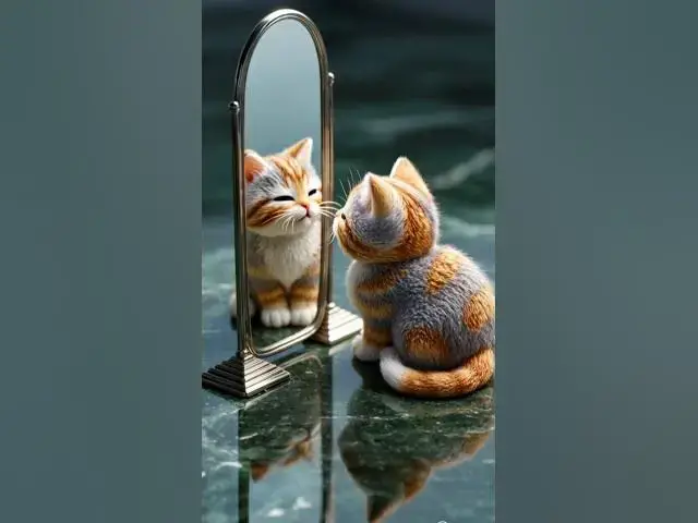 'Video thumbnail for Cutest Reflection Ever ๐ #shorts #cute #viral'