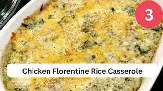 Video thumbnail for CHICKEN and RICE CASSEROLE RECIPE : top 5 recipe