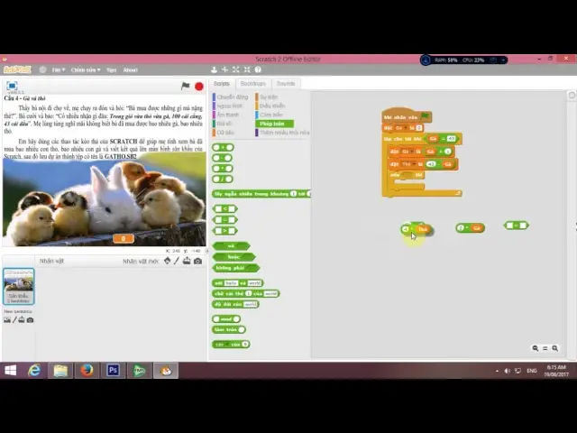 Video thumbnail for Giải đề thi tài năng trẻ tin học - câu 4 Scratch Ninh Bình 2017