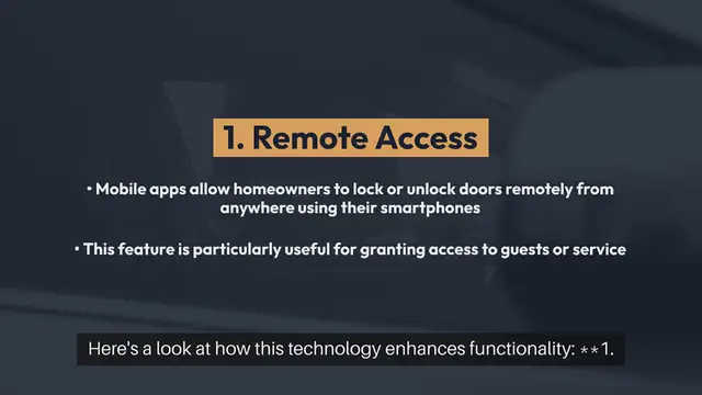 Video thumbnail for Mobile App Integration for Keyless Locks