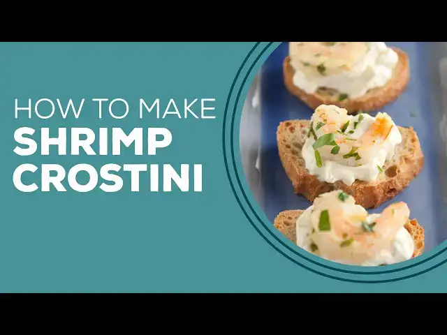 Video thumbnail for Blast from the Past: Shrimp Crostini Recipe | Seafood Appetizer Ideas for the Holiday