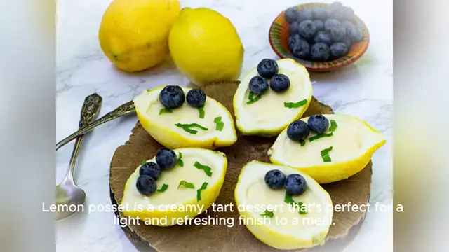 Video thumbnail for lemon posset recipe