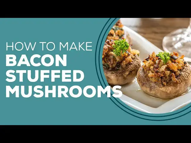 Video thumbnail for Blast from the Past: Bacon Stuffed Mushrooms Recipe | Easy Appetizers for a Crowd