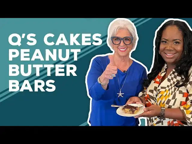 Video thumbnail for Love & Best Dishes: Q’s Cakes Peanut Butter Bars Recipe