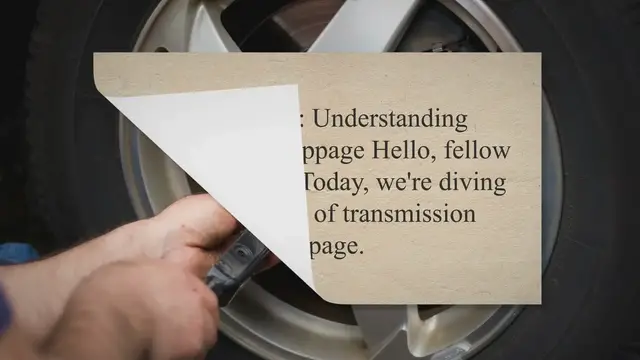 Video thumbnail for Diagnosing Transmission Slippage: A Mechanic's Guide