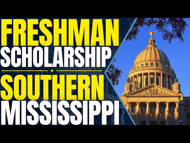 Video thumbnail for Freshman Academic Excellence Scholarship at University of Southern Mississippi | Study in the US