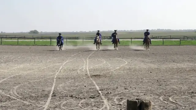 Video thumbnail for Hungarian Puszta Horse Show Kalocsa Hungary Highlights