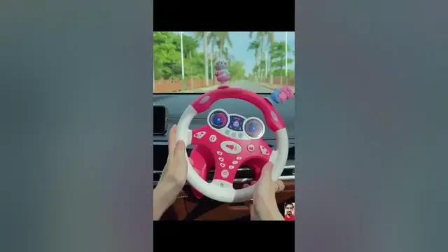 Video thumbnail for 🌟 Product Link is in Description 🌟 | Steering Wheel Toy with Simulated Car Controls | #viral