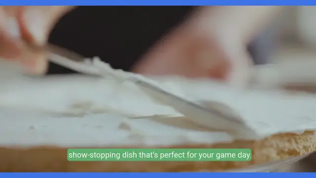 Video thumbnail for Score Big with This Super Bowl Football Field Dip Recipe!