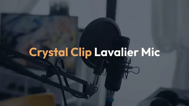 Video thumbnail for Crystal Clip Lavalier Mic: The Tiny Titan of Sound