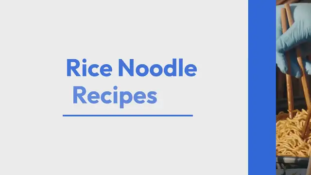 Video thumbnail for 20 Healthy Rice Noodle Recipes For Quick Weeknight Dinners: