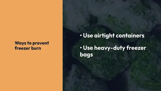 Video thumbnail for How to Avoid Freezer Burn