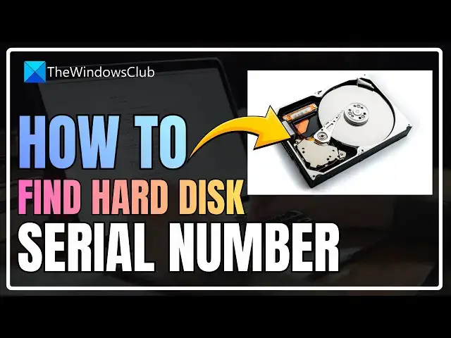 Video thumbnail for How to find Hard Disk Serial Number in Windows 11