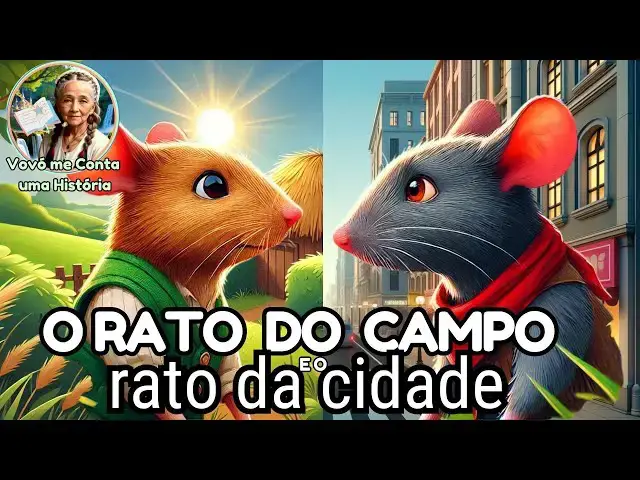 Video thumbnail for Rato do Campo e Rato da Cidade: Uma Aventura de Amizade e Escolhas! 🐭✨