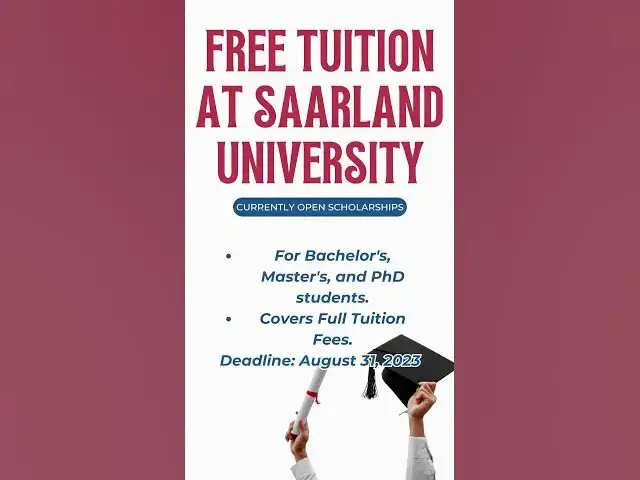 Video thumbnail for Currently Open Scholarships for International Students - Aug 5 to 11 #scholarship #studyabroad