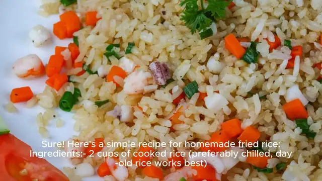 Video thumbnail for fried rice recipe