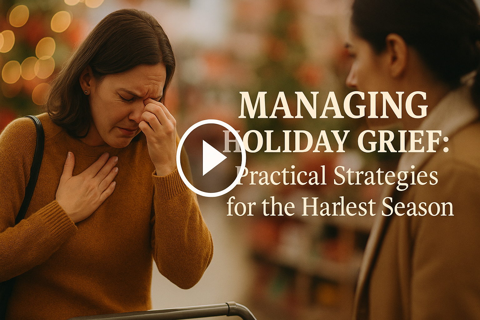 Video thumbnail for Managing Holiday Grief: Practical Strategies for the Hardest Season