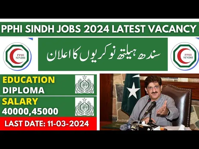 'Video thumbnail for PPHI Sindh Government jobs 2024 | NURSE | LADY Health Visitor | Health Department Jobs 2024'