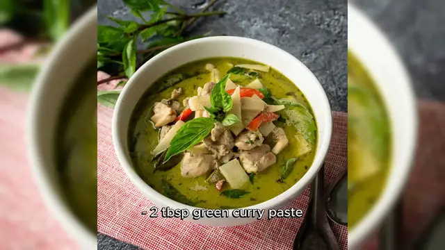 'Video thumbnail for Green curry Recipe'