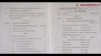 Video thumbnail for 10th Science 2nd MidTerm Question Paper 2019-20 | Karur District | English Medium