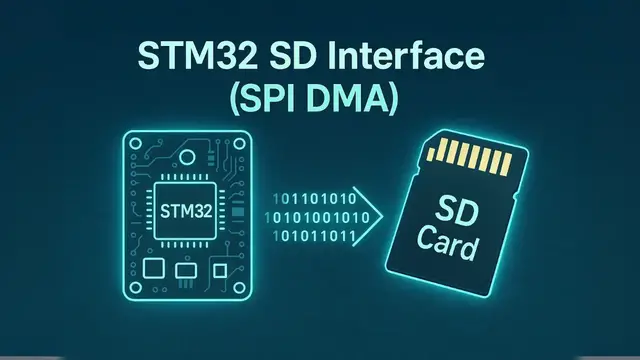 'Video thumbnail for Interface SD Card with STM32 using SPI (DMA) | Cube-IDE | File Handling via UART'