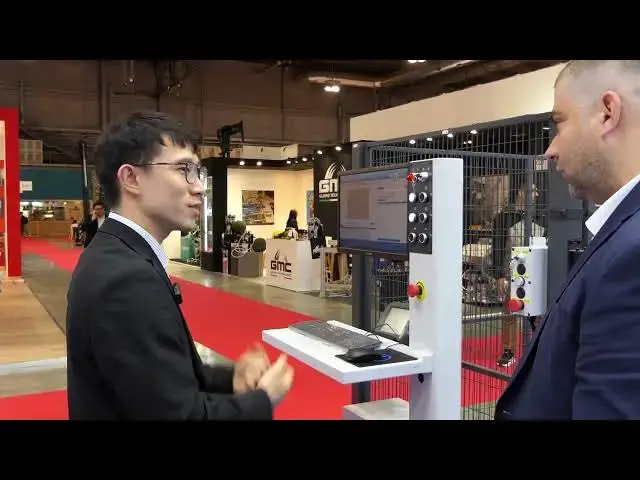 Video thumbnail for Mașină de găurit pe 6 fețe KDT cu robot manipulare