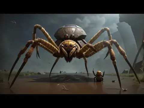 Video thumbnail for giant 3D spider