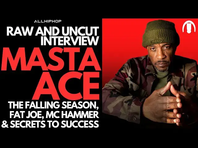 'Video thumbnail for Masta Ace Gets Real: Juice Crew Stories, Eminem Comparisons, & His New Play “The Falling Season”'