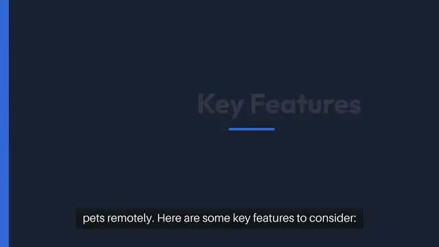 'Video thumbnail for Pet Camera Features'
