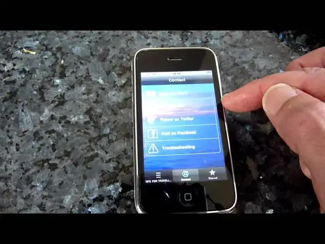 Video thumbnail for Tips for Travellers Podcast App: video demo of how it works