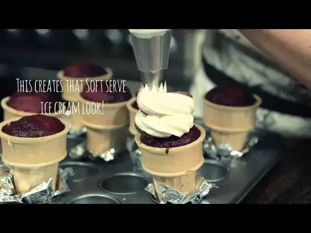 Video thumbnail for Cake Batter Cones