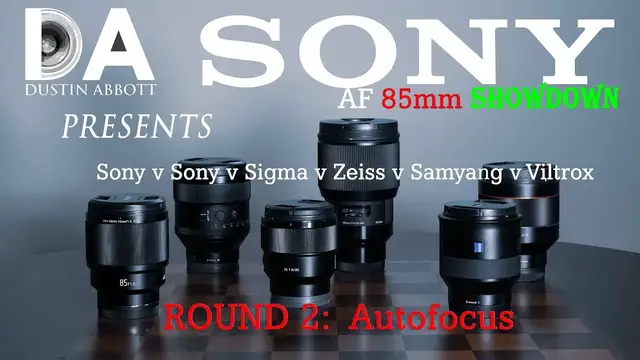 'Video thumbnail for Sony 85mm Shootout Part 2: AF Performance | 4K'