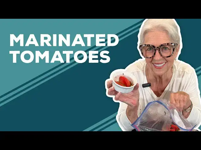 Video thumbnail for Love & Best Dishes: Marinated Tomatoes Recipe | Tomato Snacks Easy