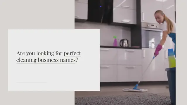 Video thumbnail for 900+ Best Cleaning Business Names Ideas to Get Started